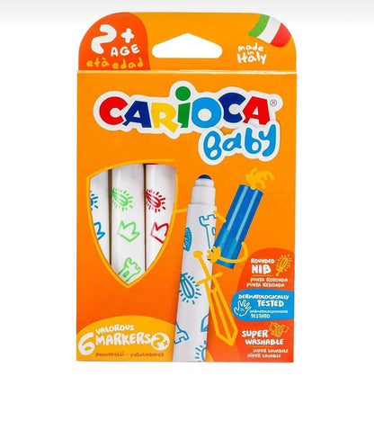 Carioca jumbo 2 yaş yıkanabilir keçeli kalem - 72.00TL - | Elya Kids