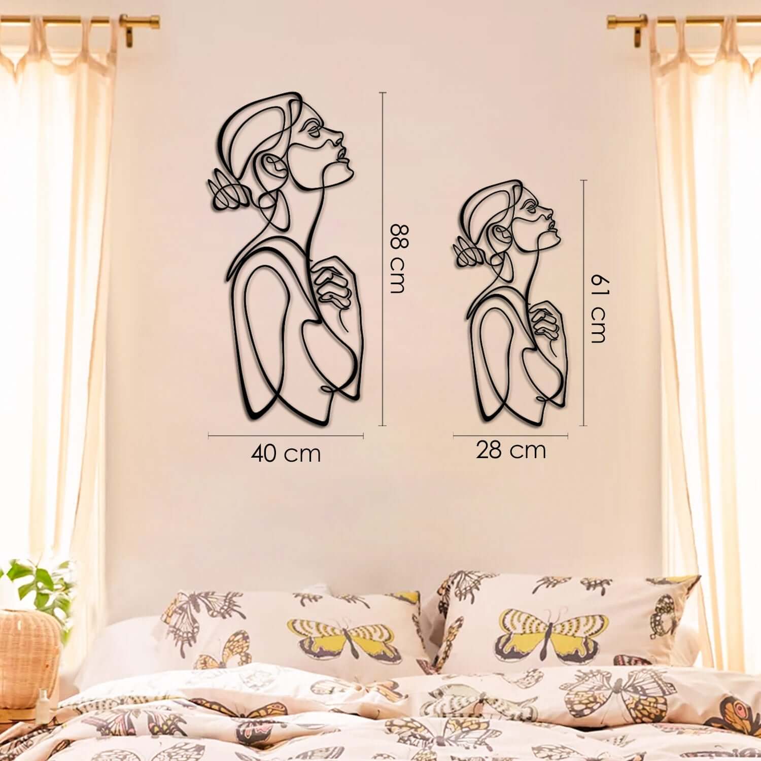 Minimalist Kadın Silüeti Line Art - 1300.00TL - 8682169428745 | Elya Kids