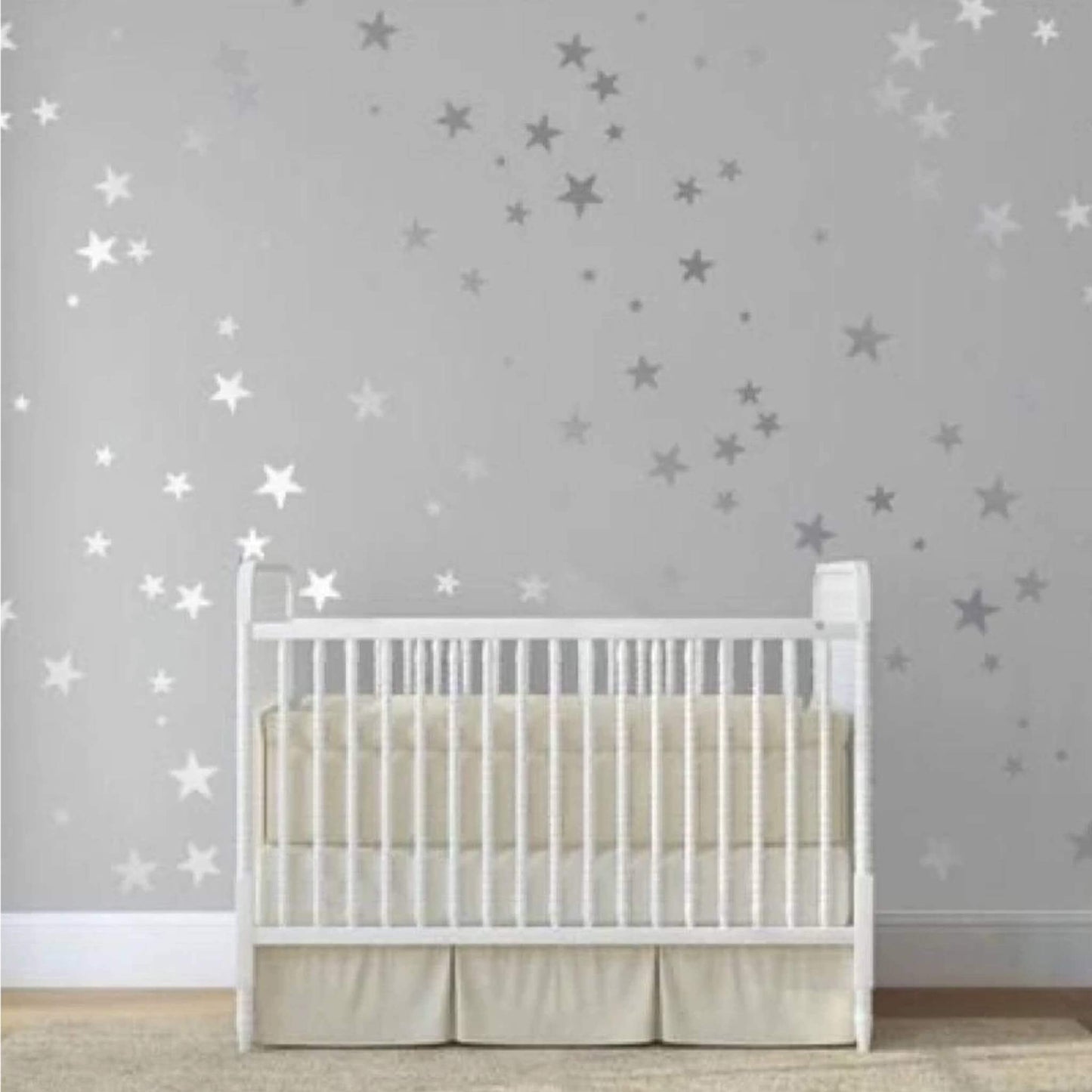 Stars Wall Stickers, Gri - 75.00TL - ELYKDS-340 | Elya Kids