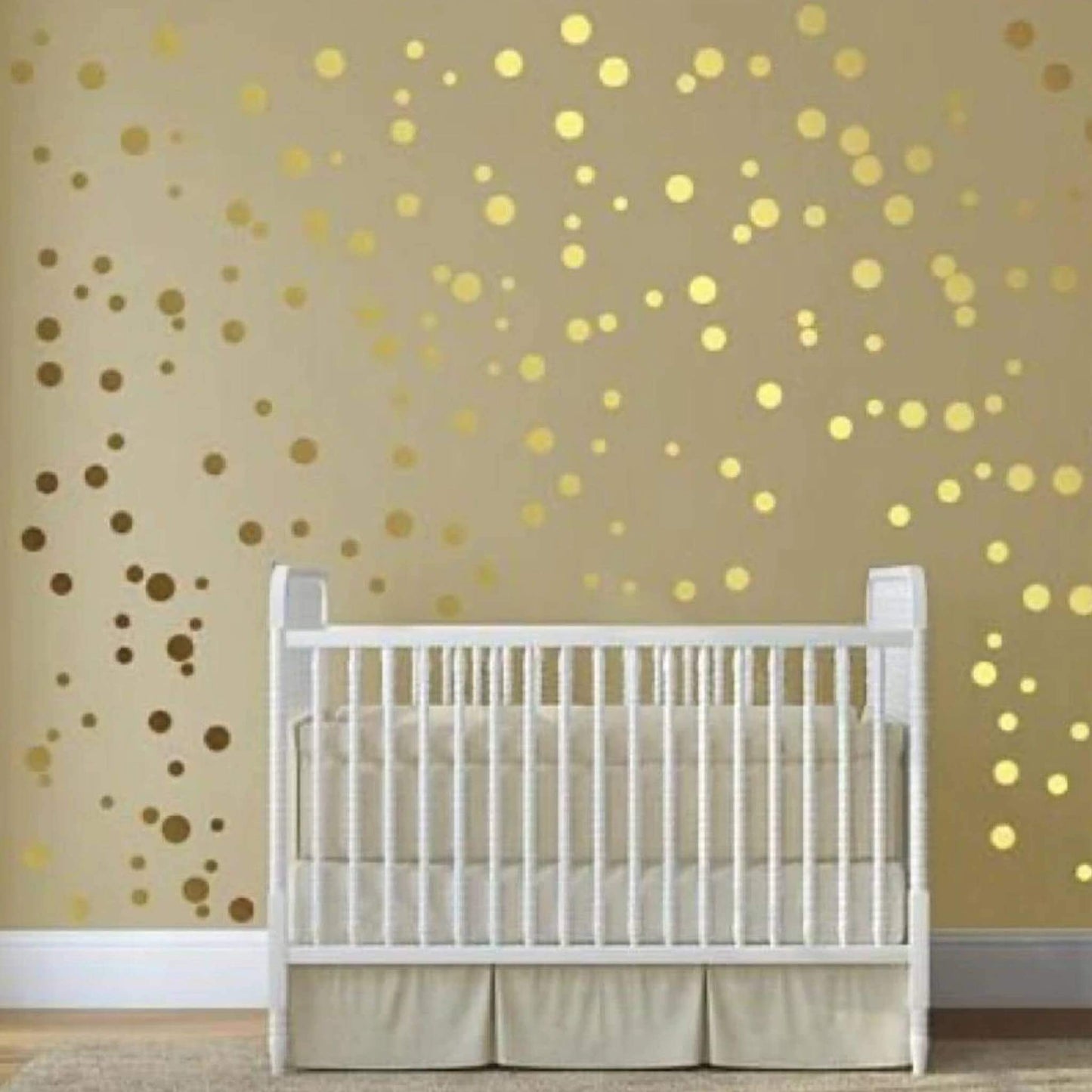 Dots Wall Sticker, Gold - 75.00TL - ELYKDS-96 | Elya Kids