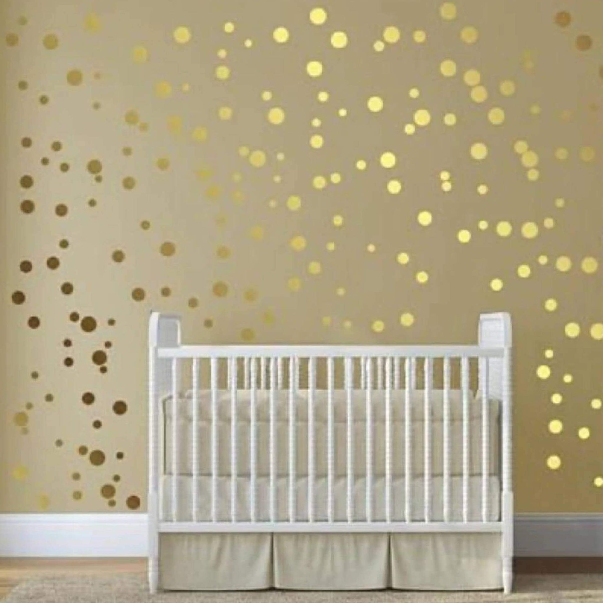 Dots Wall Sticker, Gold - 75.00TL - ELYKDS-96 | Elya Kids