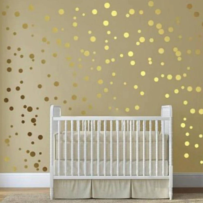 Dots Wall Sticker, Gold, 75TL - Duvar Stickerları | Elya Kids