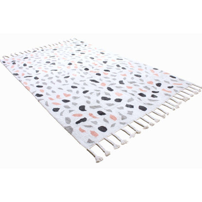 MOOD Rugs Mosaic Ecru-Grey Renk El Yapımı Halı - 345.99TL - ELYKDS-235 | Elya Kids