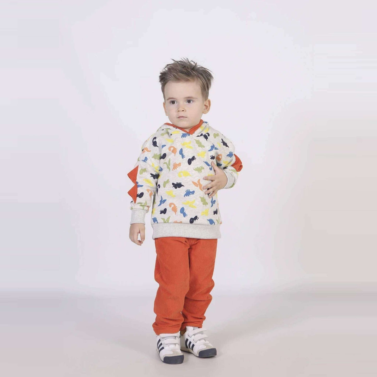 Dinozor Desen Baskılı Sweatshirt - 125.90TL - ELYKDS-88 | Elya Kids