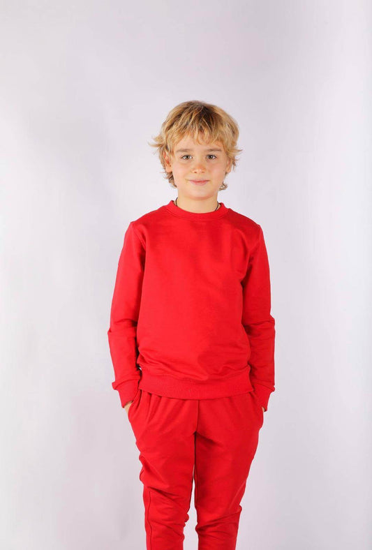 Rookids Casual Sweatshirt Kırmızı - 145.00TL - | Elya Kids