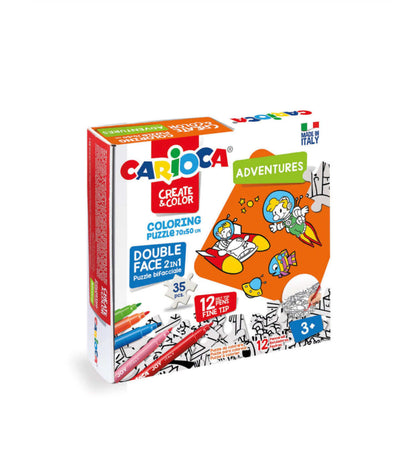 Carioca boyanabilir puzzle adventures - 153.00TL - | Elya Kids