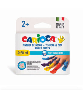 Carioca bebek süper yıkanabilir parmak boyası 4x50gr